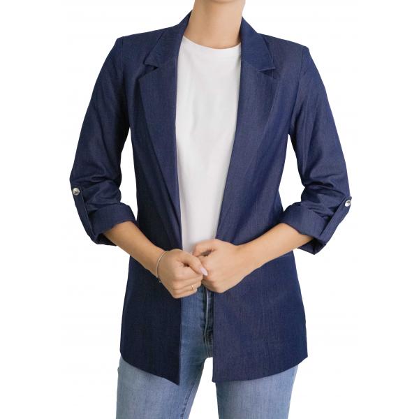 Blazer aperto con bottoni in argento  Only 